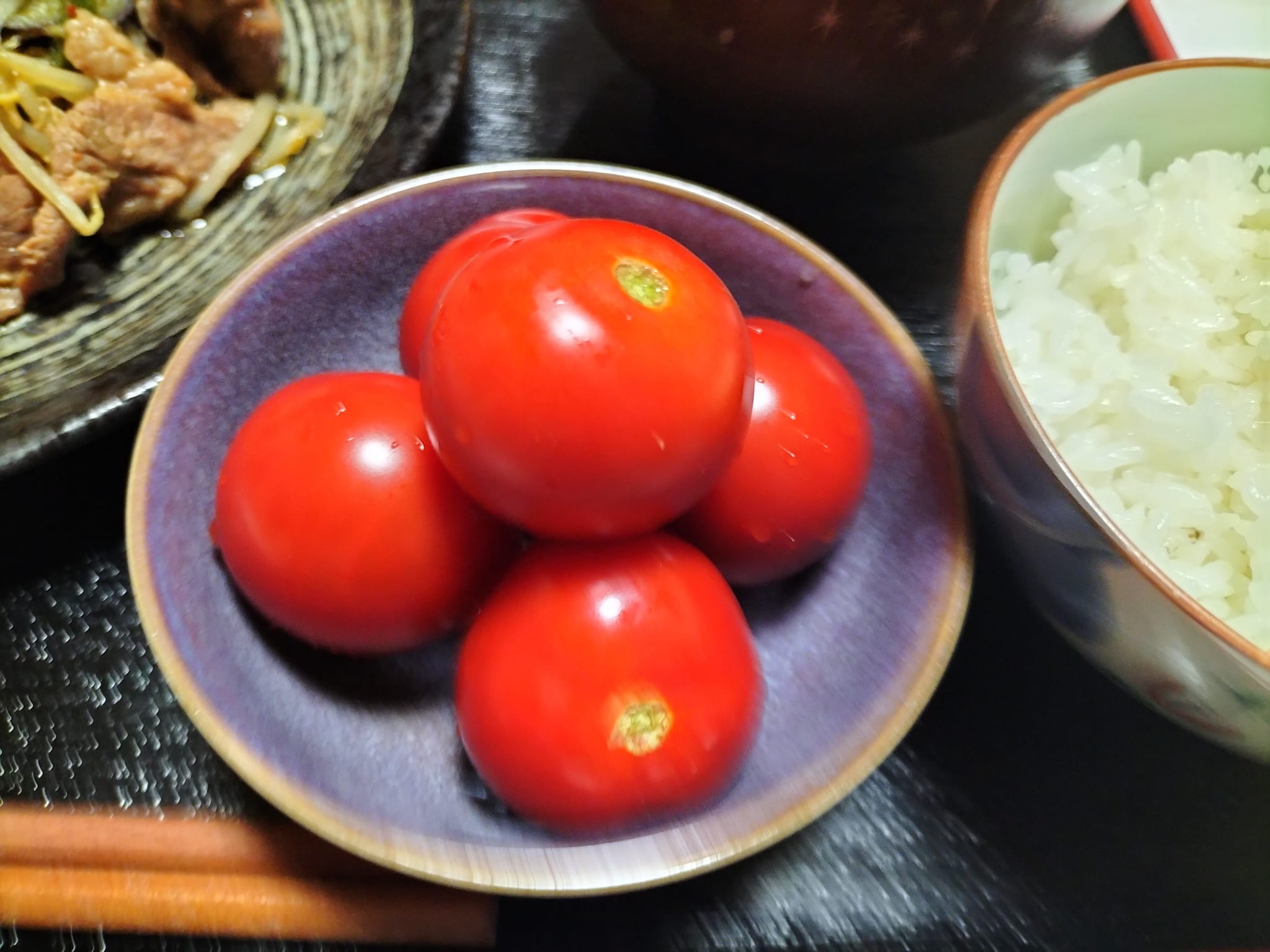 副菜のミニトマト