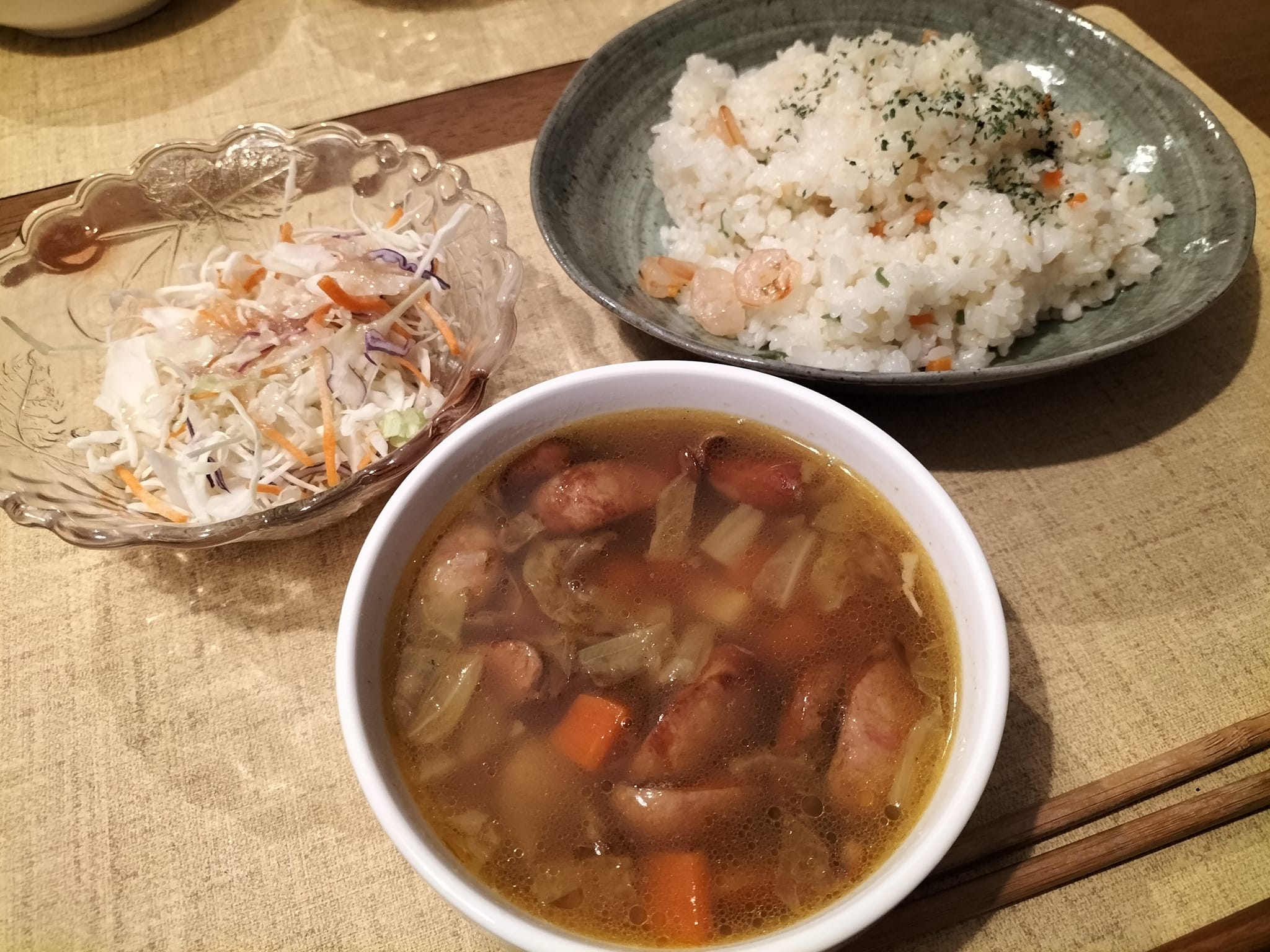 ピラフに合うスープ
