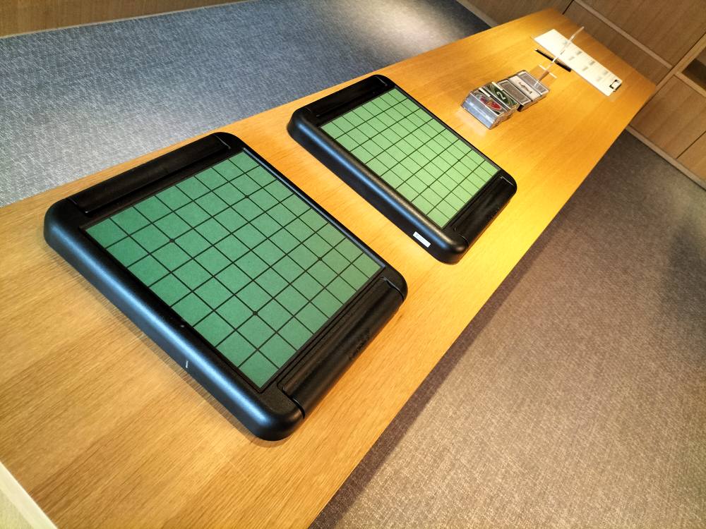 定山渓第一寶亭留翠山亭アメニティルームのオセロゲーム