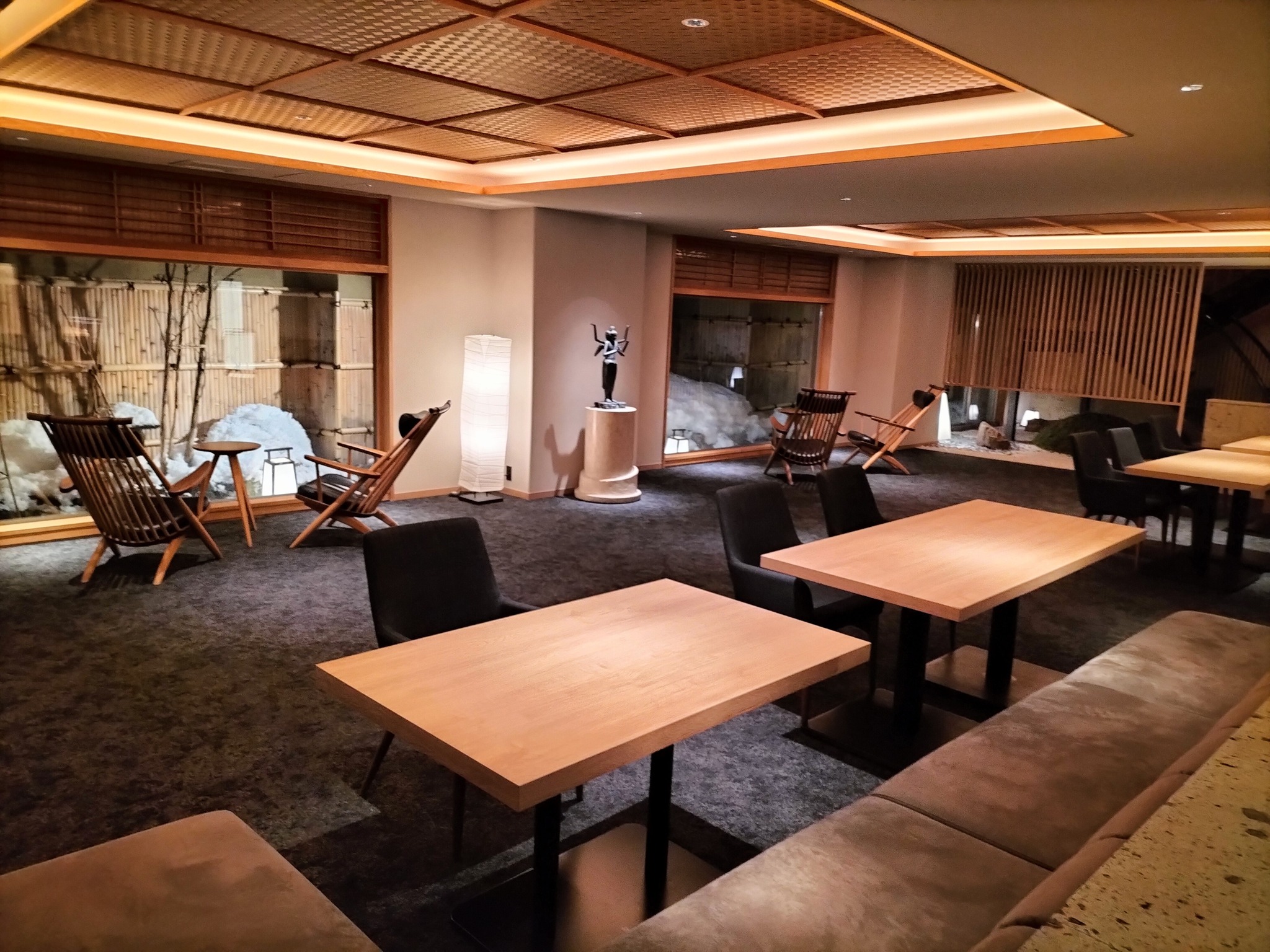 定山渓第一寶亭留翠山亭 ラウンジ