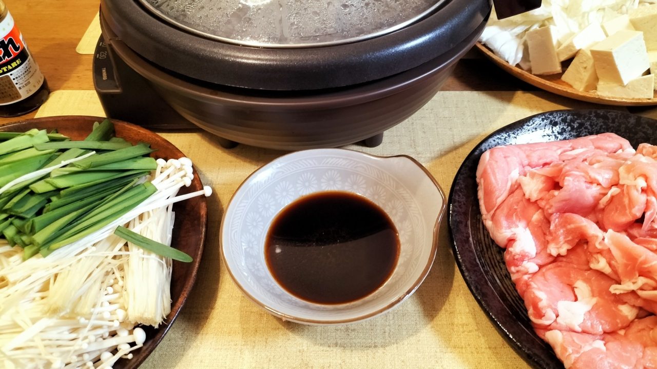 豚しゃぶしゃぶの献立