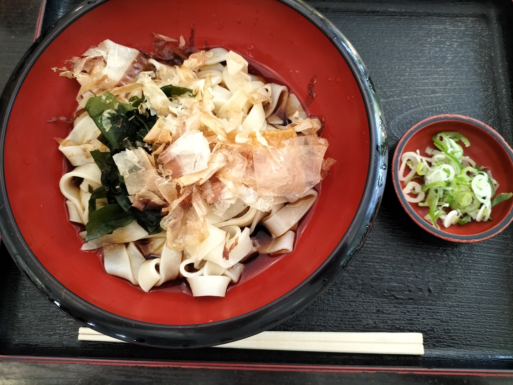 いょう名古屋城きしめん亭で食べたきしめん