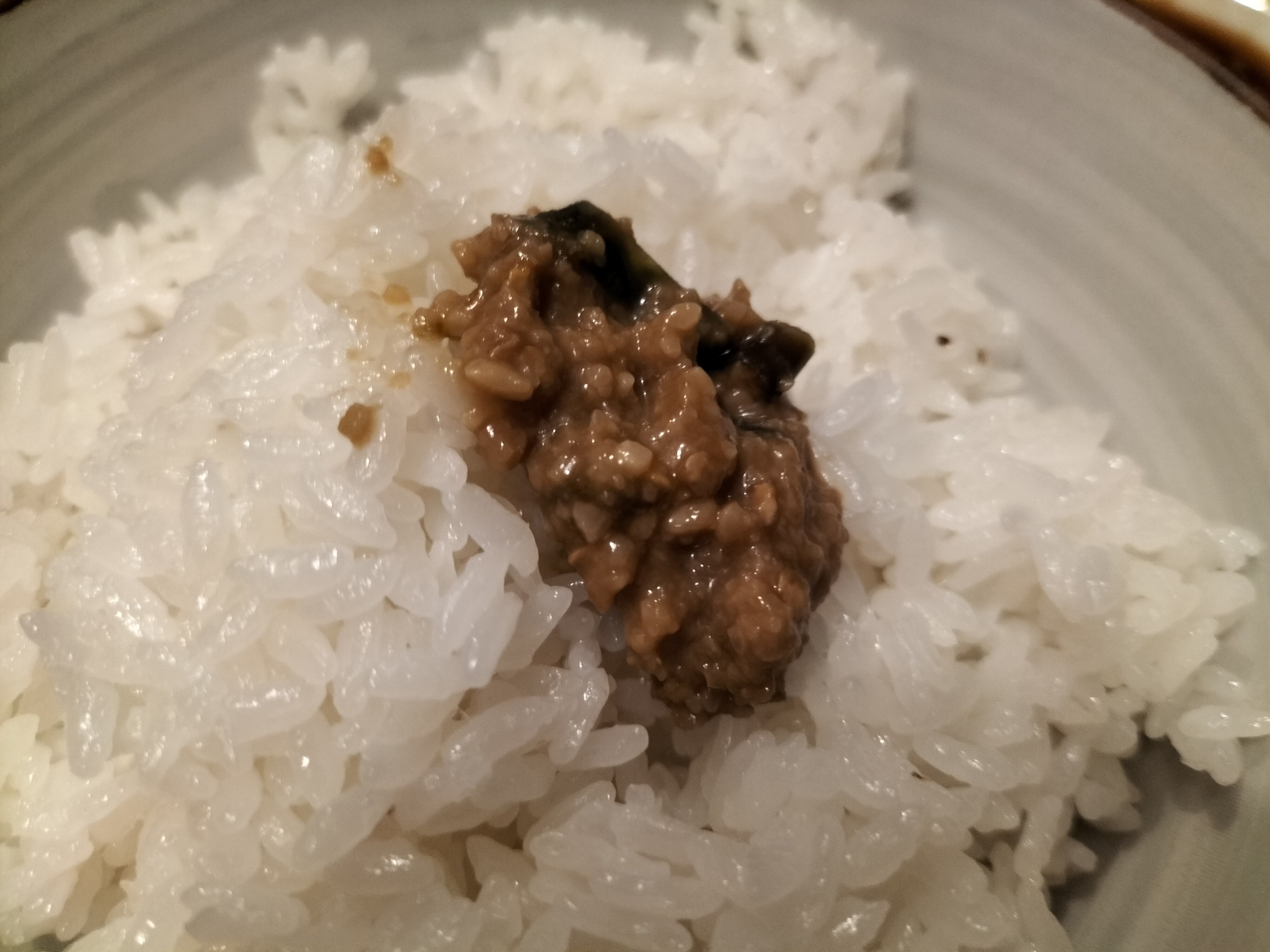 自家製三升漬けを乗せたごはん