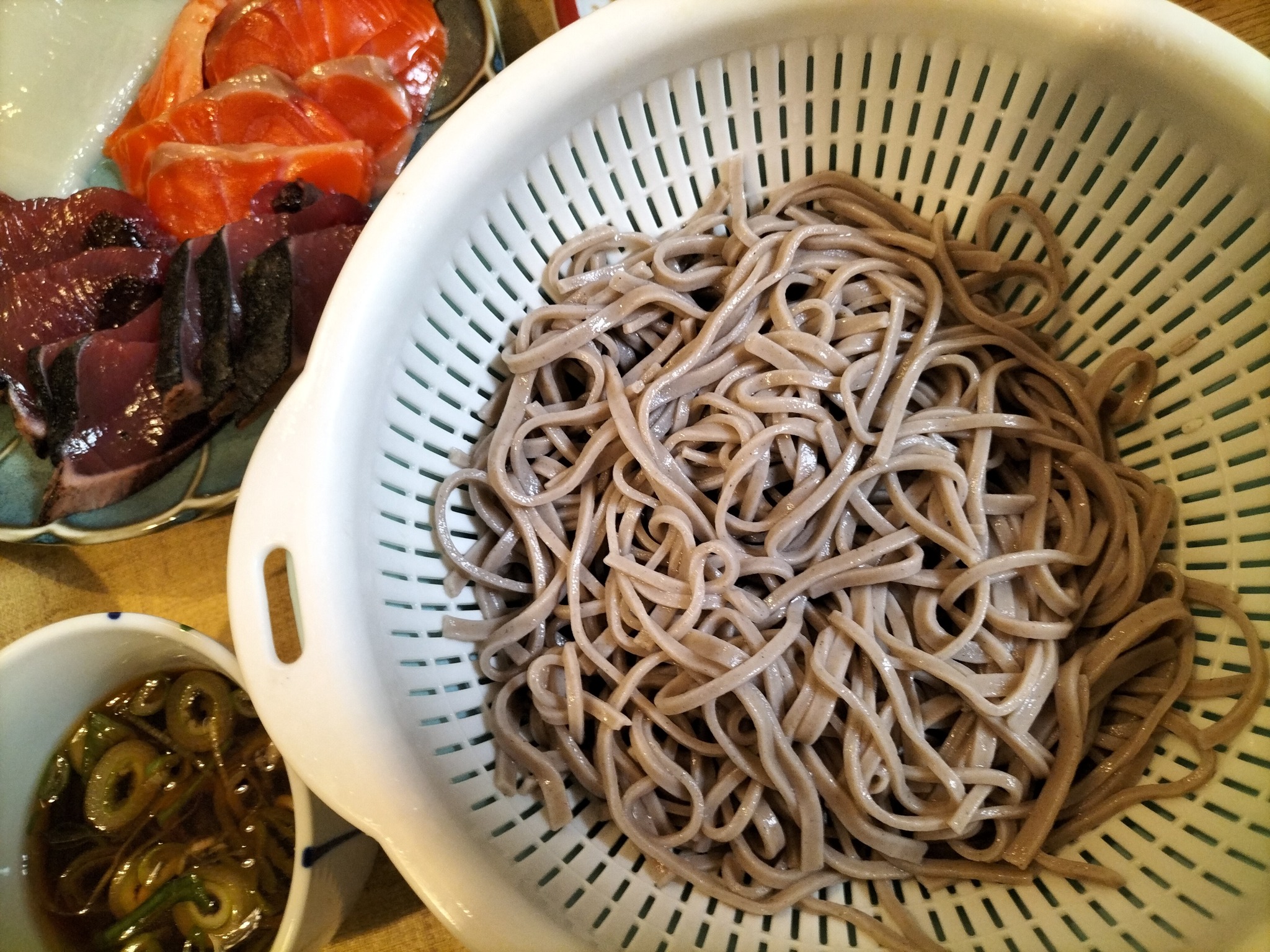北海道幌加内産のそばで作ったざる蕎麦