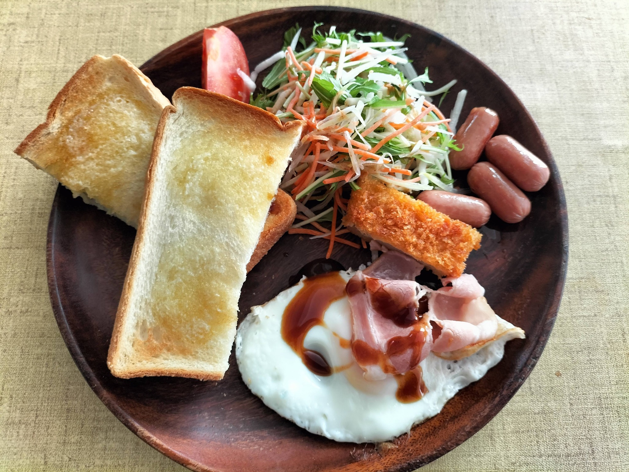 ワンプレート朝ごはん