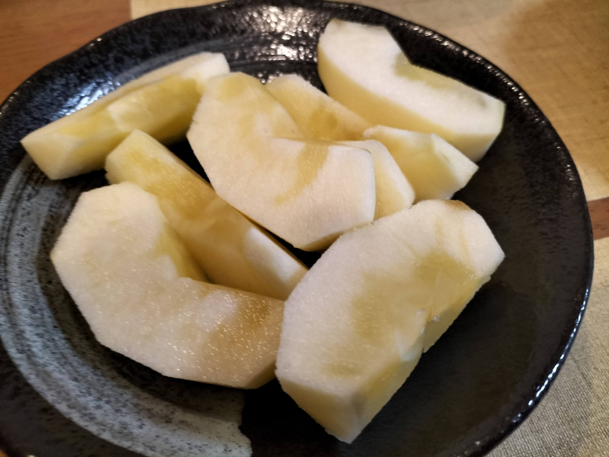 デザートのリンゴ