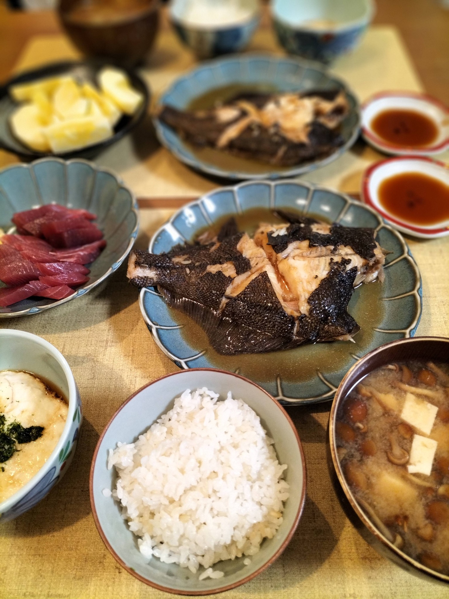 カレイの煮けの献立のアイデア