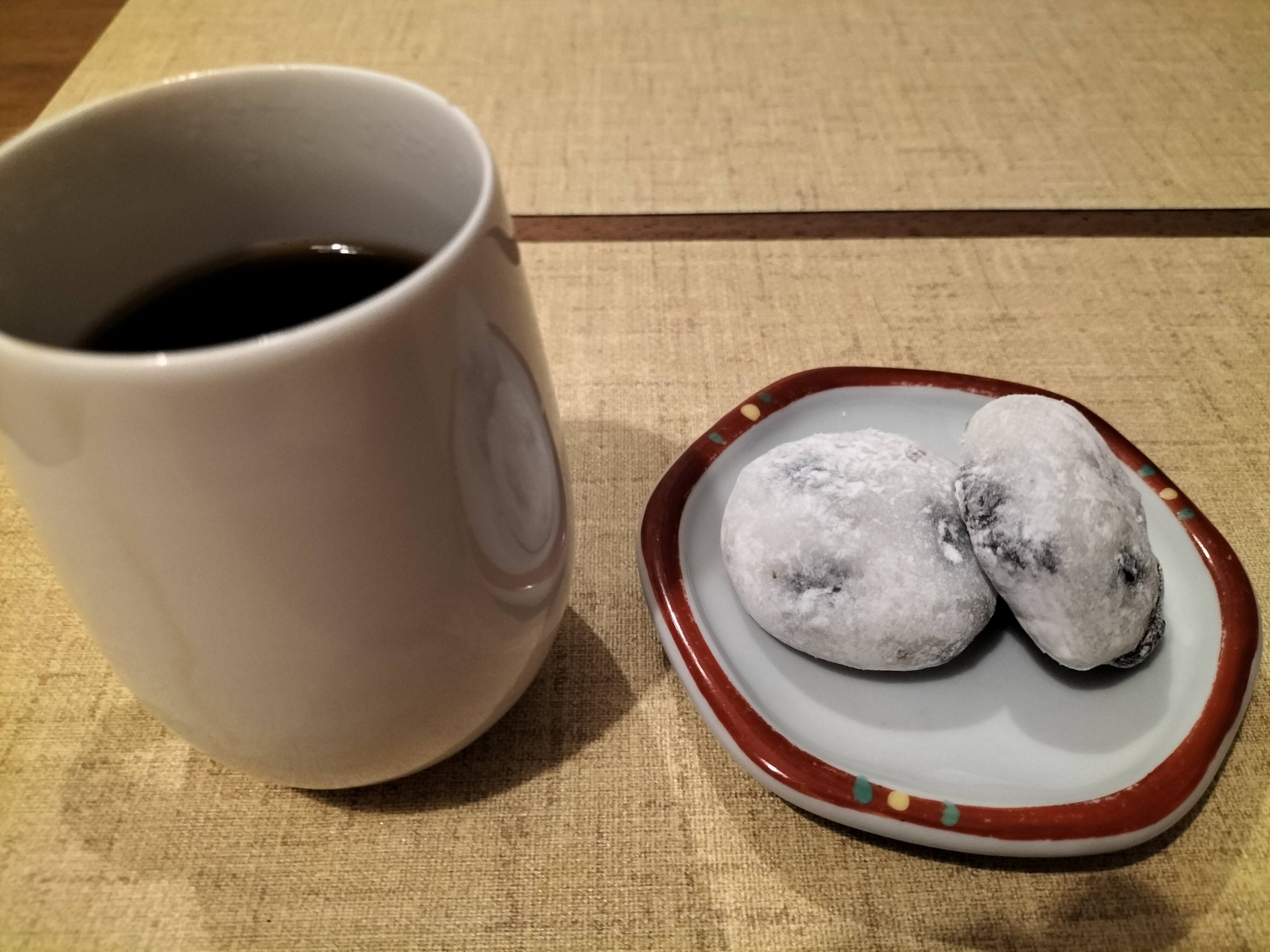 大福もちとコーヒー