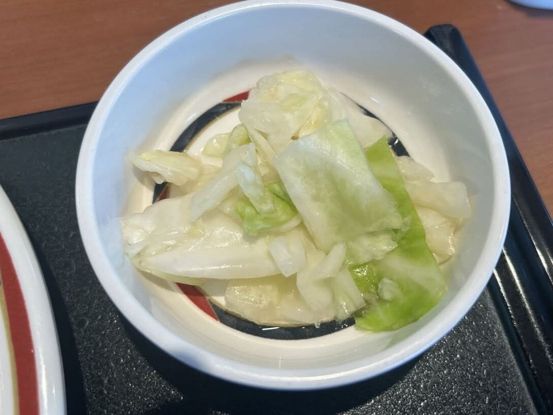 「みよしの」の漬物