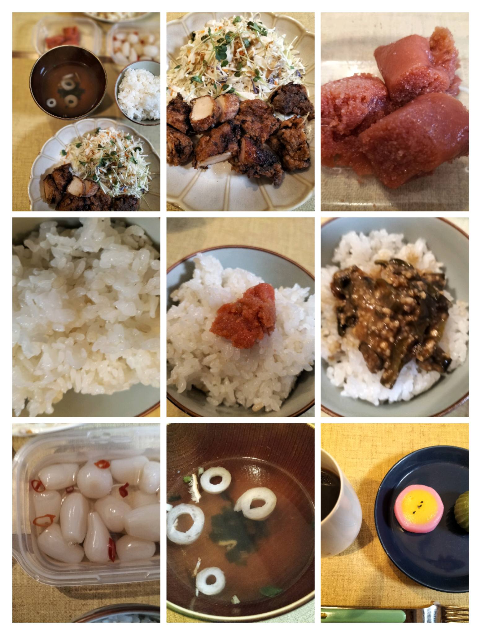 ザンギ（鶏のから揚げ）の献立の一覧