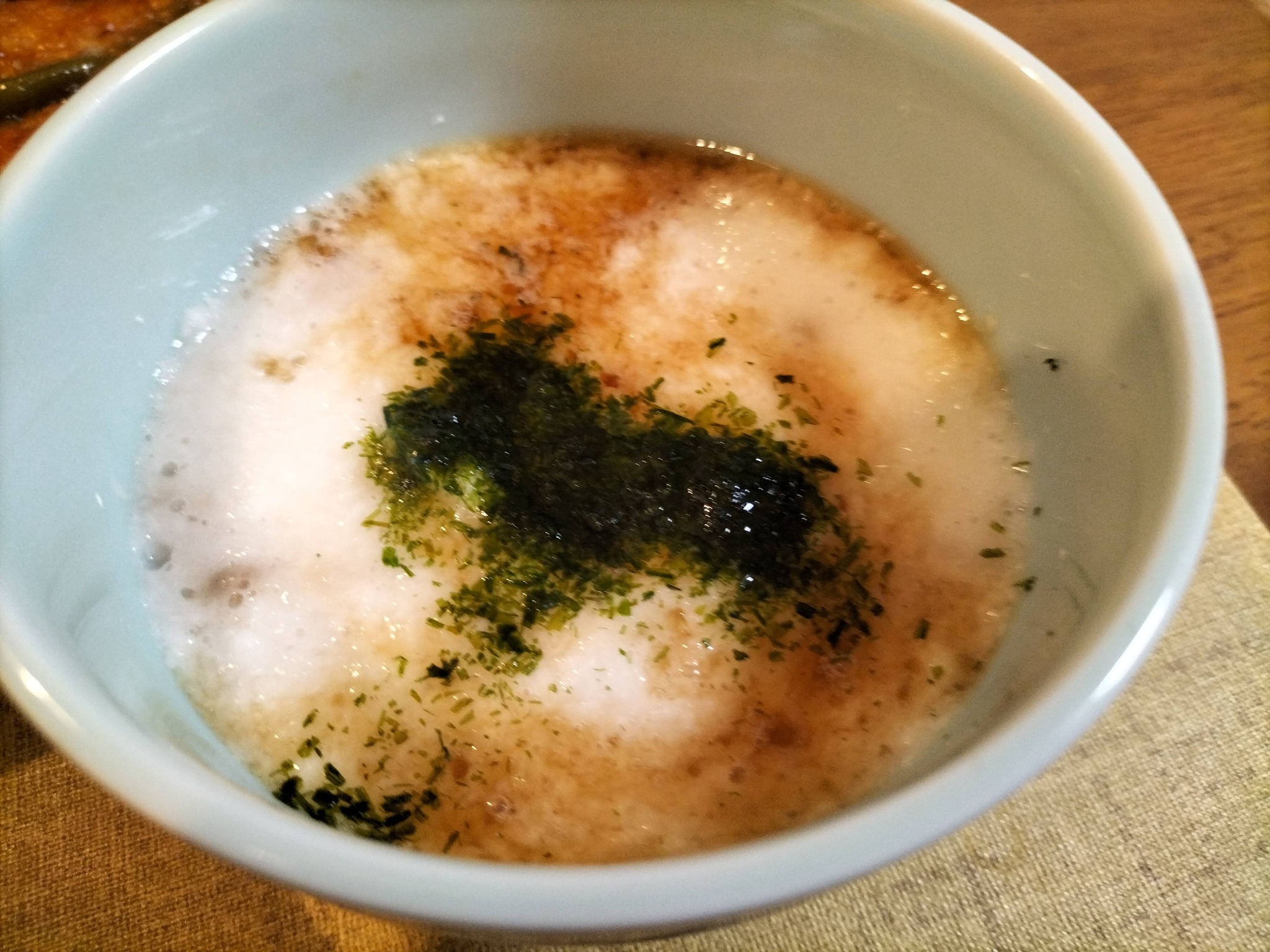 クリームシチューに合う副菜の長芋のすりおろし