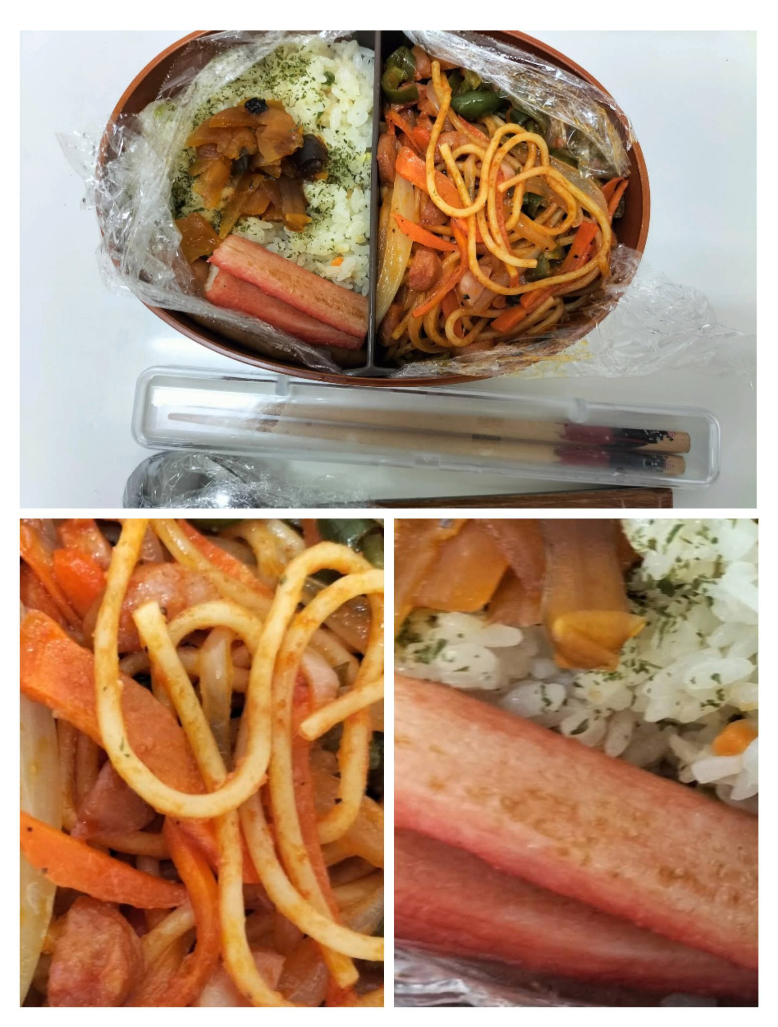 今日の弁当のまとめ画像