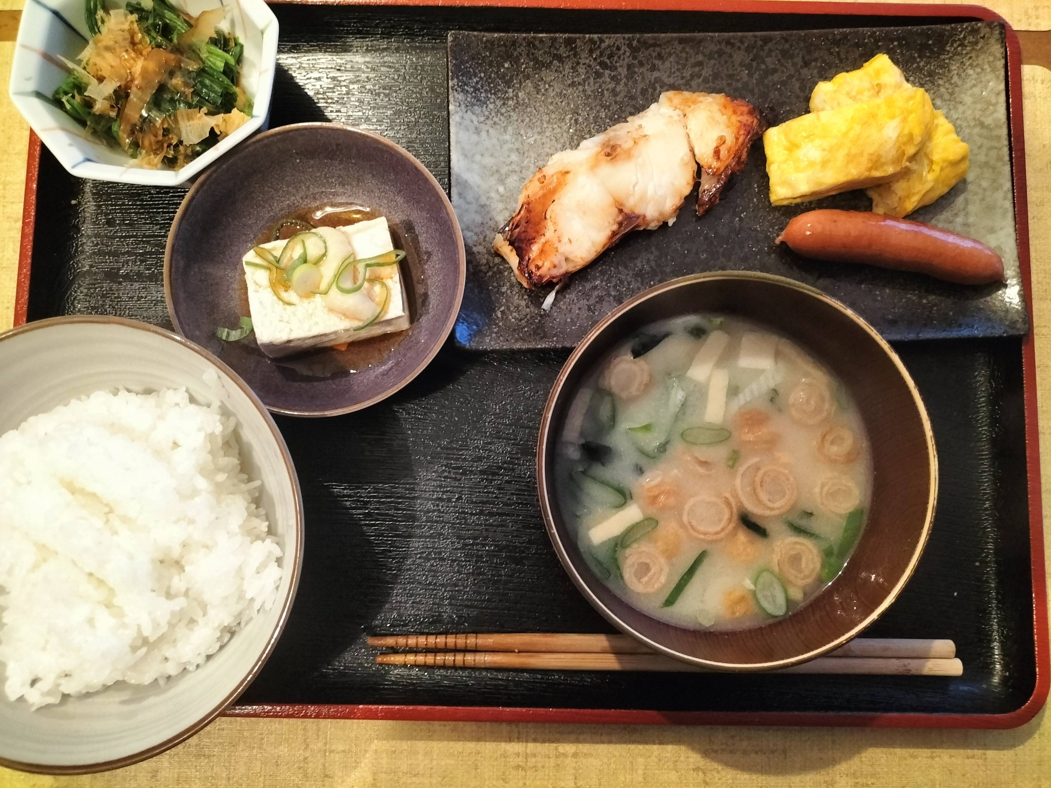 和食の朝ごはん