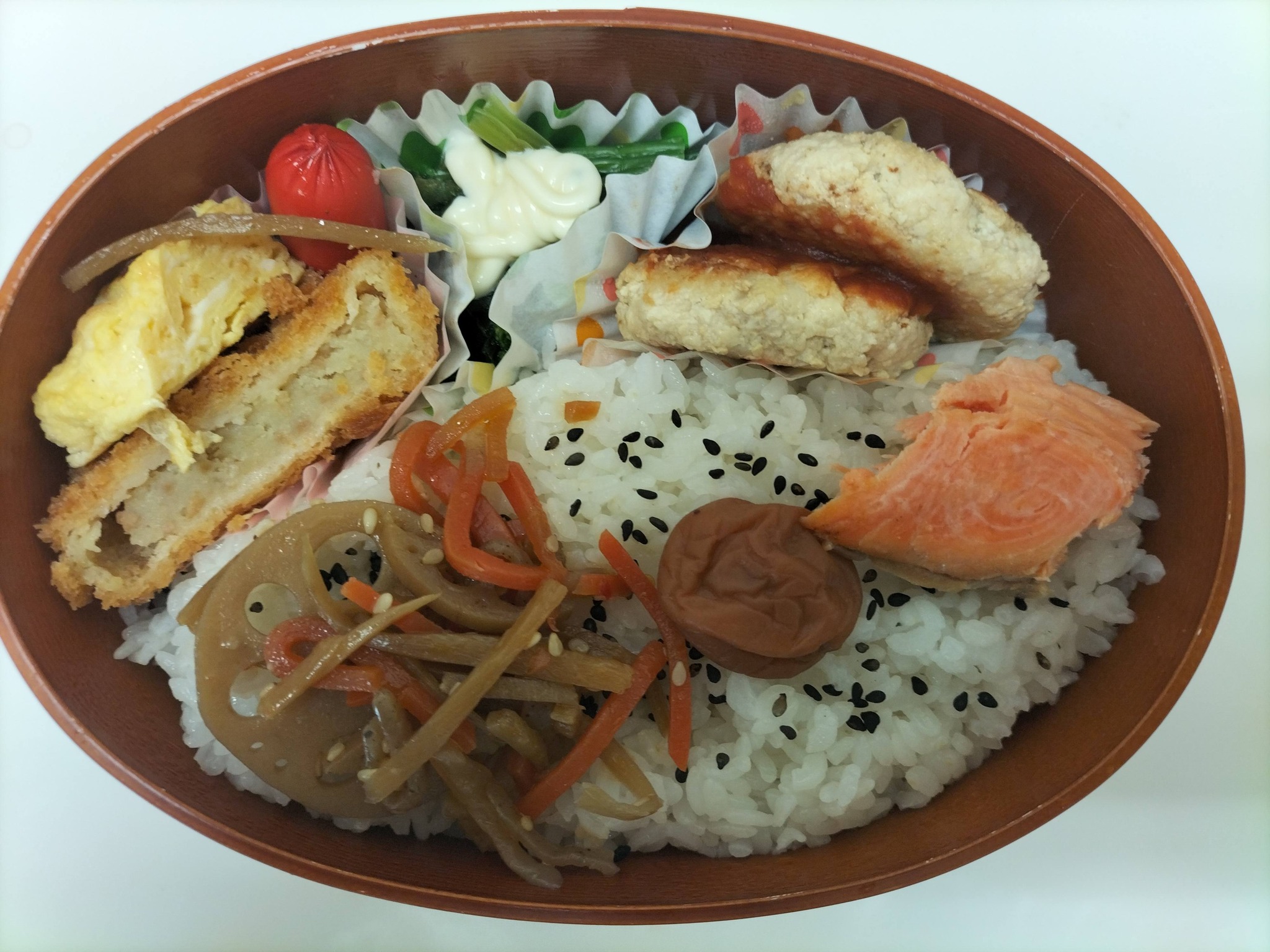 豆腐ハンバーグの弁当