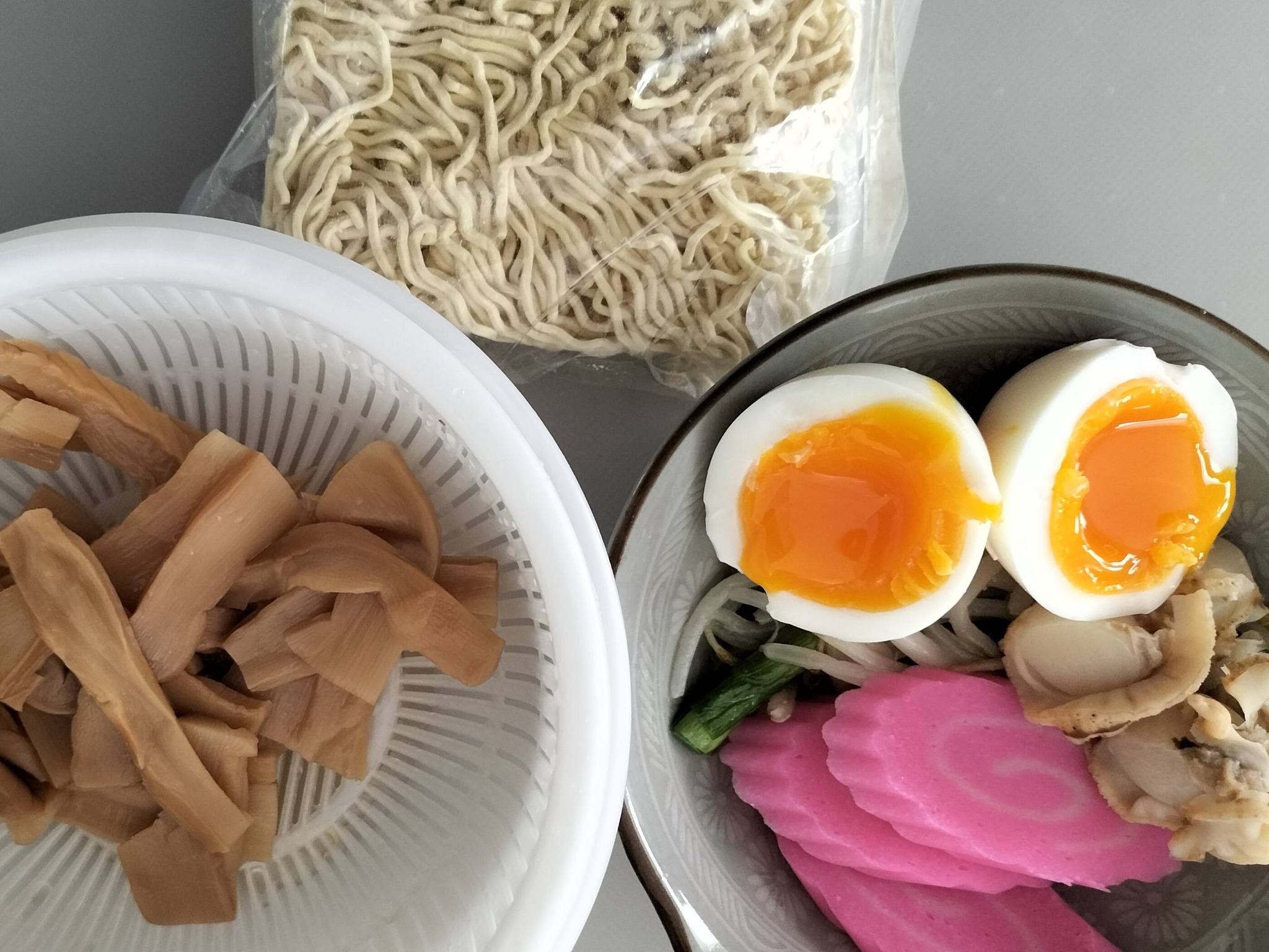 塩ラーメンの材料