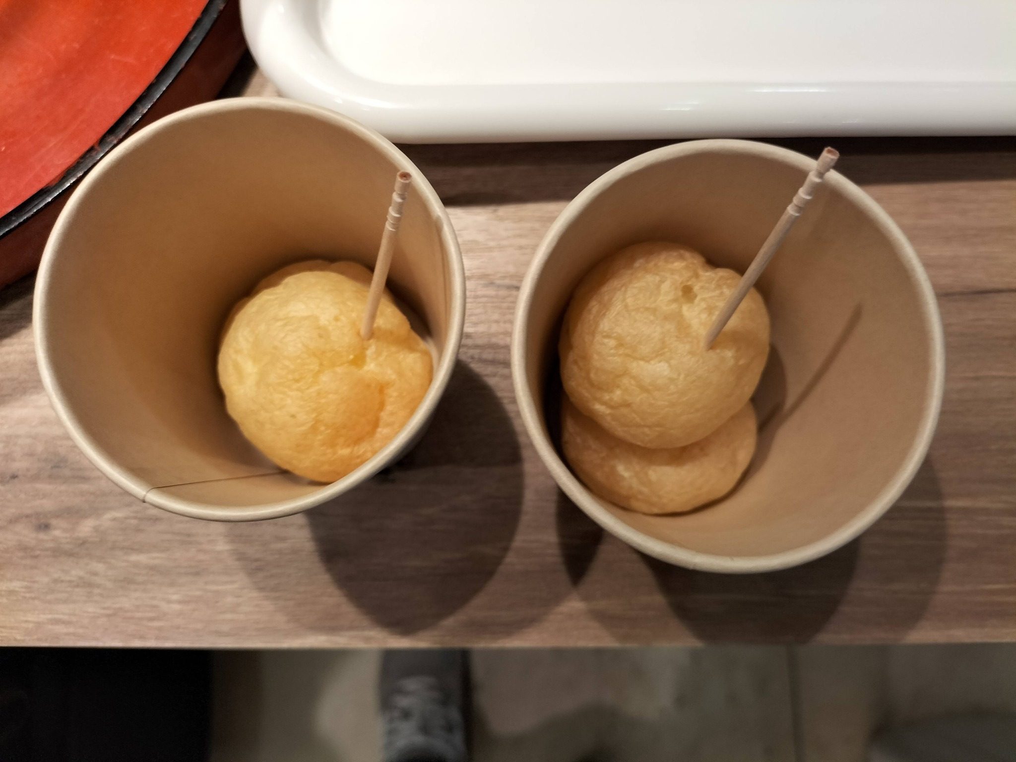 ウエルカムサービスのシュークリーム