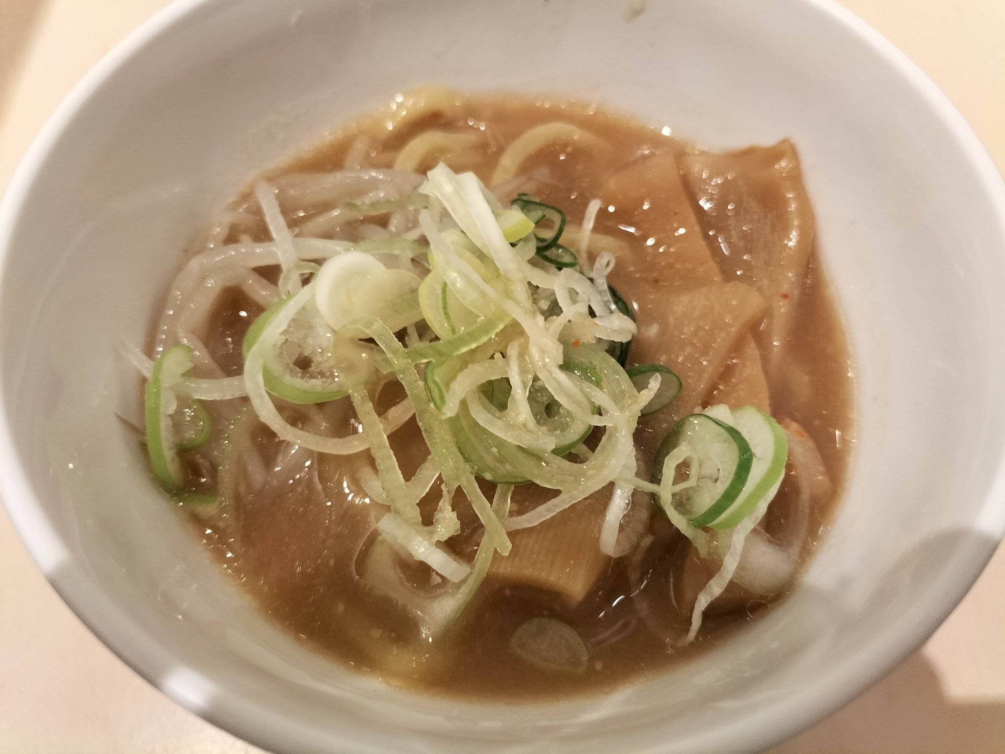 定山渓万世閣ホテルミリオーネ：夕食の味噌ラーメン