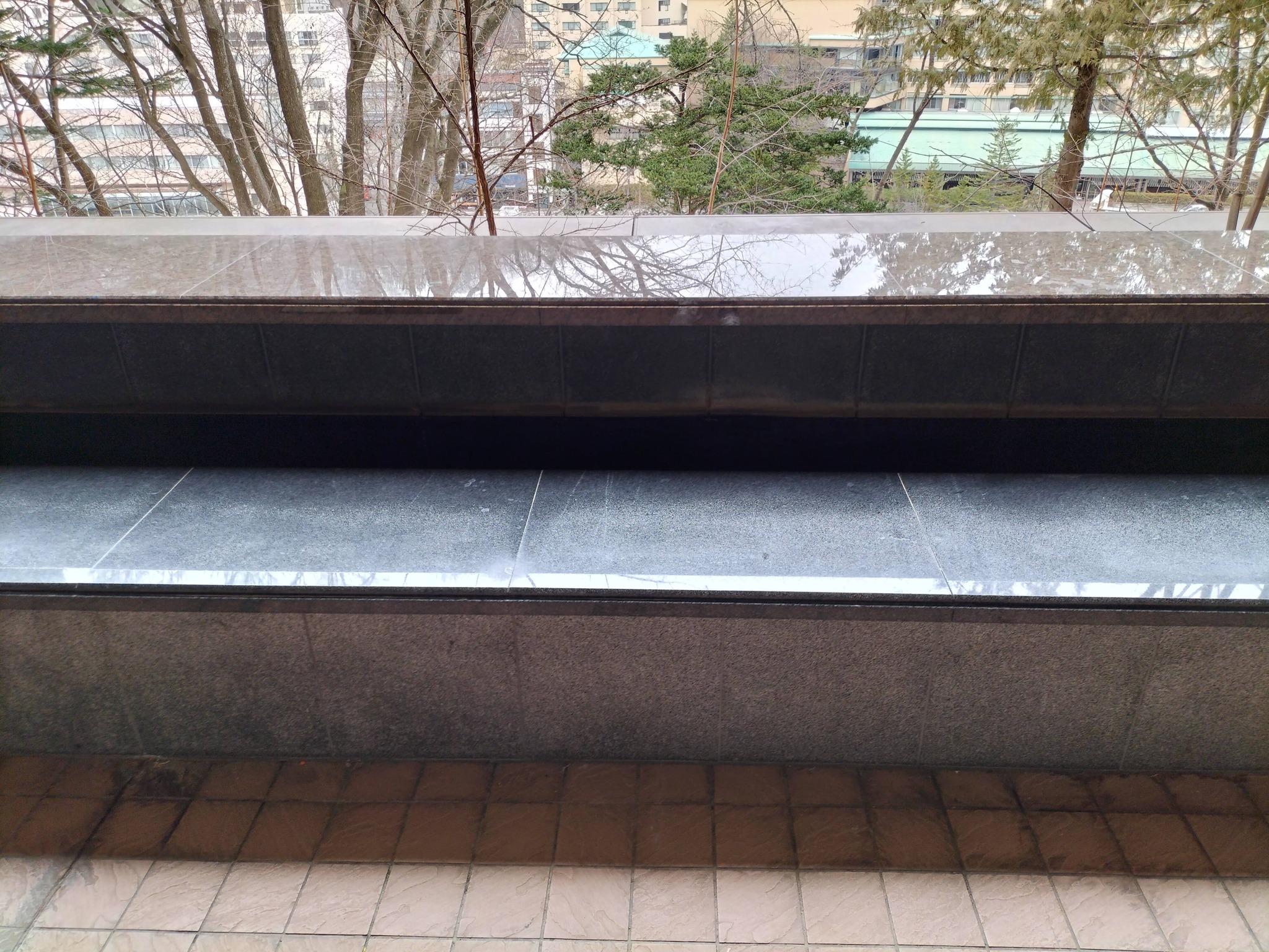 定山渓万世閣ホテルミリオーネ：足湯2