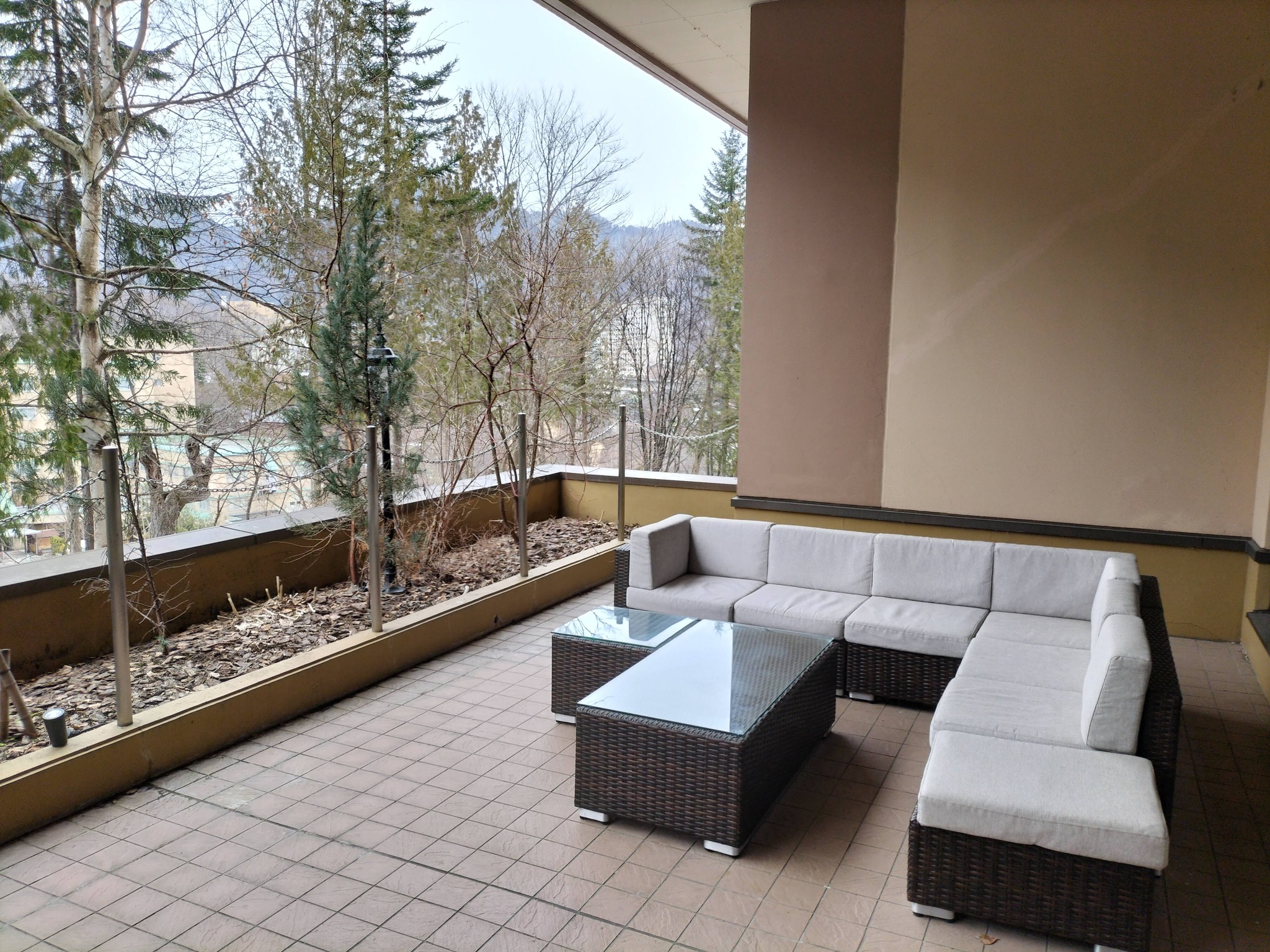 定山渓万世閣ホテルミリオーネ：足湯4