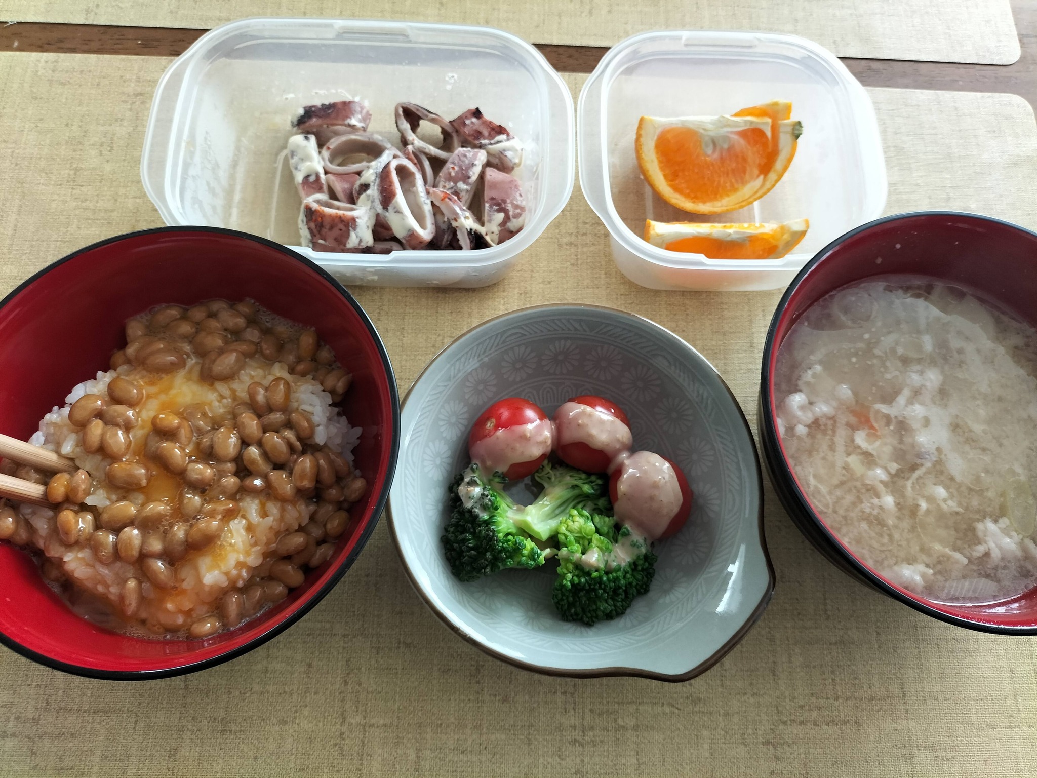 朝ごはんメニュー