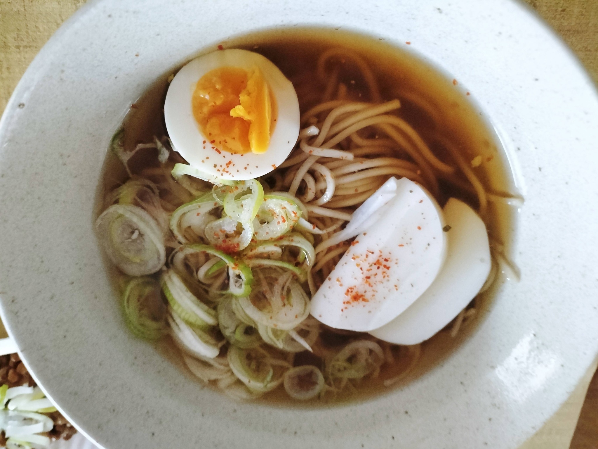 朝ごはん：うどん