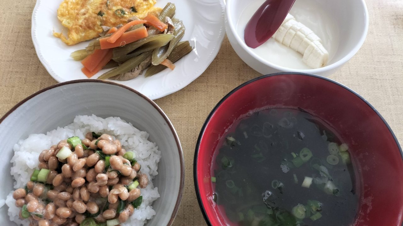 朝の和食メインメニュー