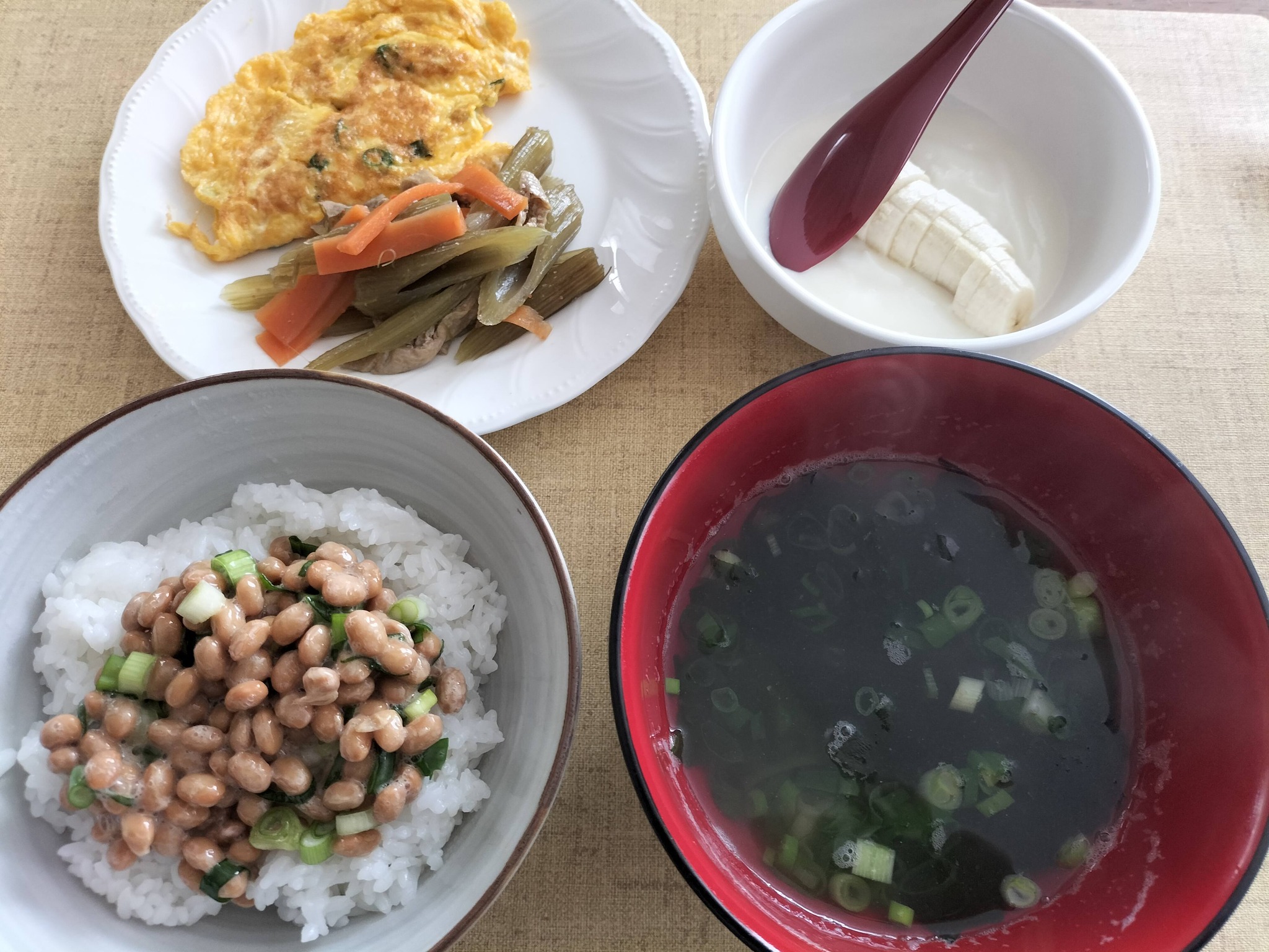 朝の和食メインメニュー