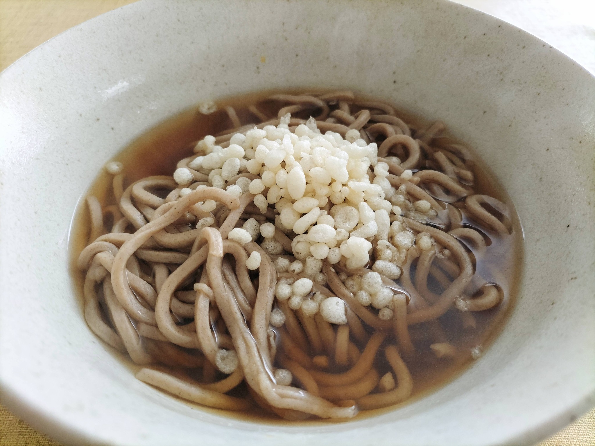 蕎麦とおにぎりのおすすめコンビ：蕎麦